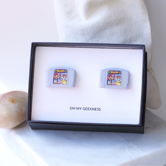 N64 Cartridge Cufflinks | Inspired by Nintendo | Choose ANY Two Games - Picture 5 of 5